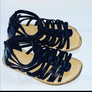 Old Navy Black Gladiator Sandal